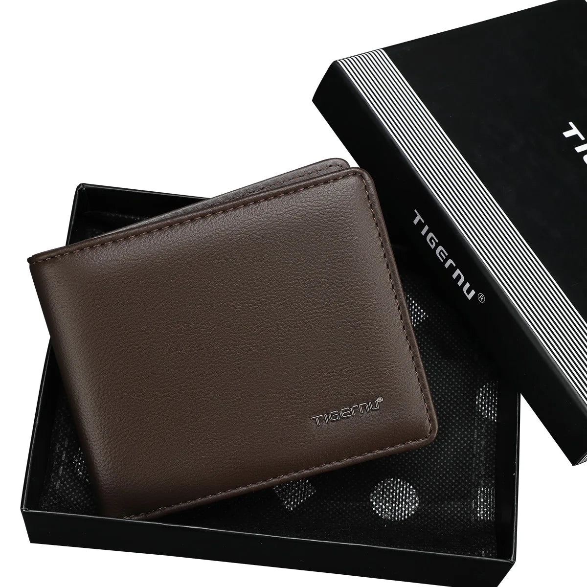 Tigernu Wallets For Man Soft PU Card Wallet RFID Coin Purse Light Card Holder As Gifts Men's Wallets Waterproof Card Bags Mini