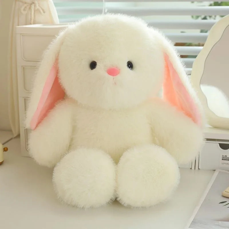 30cm Cute Brown Bear Plush Toy Cartoon Fun Rabbit Pink Pig Plush Doll Sleeping Pillow Giving Girlfriend Birthday Gift