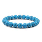Men Energy Beaded Bracelet 8mm Natural Tiger Eye Stone Lava Rock Agates Stretch Bracelets Bangle Women Yoga Healing Jewelry Gift