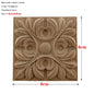 RUNBAZEF European Carved Unpainted Retro Mouldings Wood Applique Wood Decal Long Oval Rubber Home Furniture Walls Hot Sale NEW