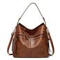 Winter Vintage PU Leather Handbag tassel Women Bag Hand Bag  Fashion Shoulder Bags for women 2024 Luxury Totes Bag bolso mujer