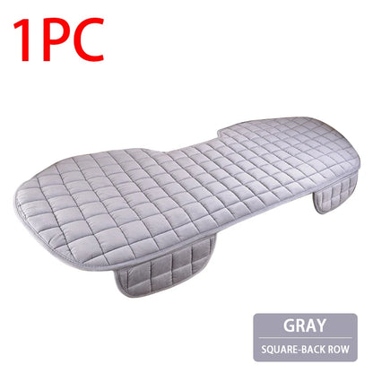 SEAMETAL Plush Car Seat Cover Ultra-Soft Car Seat Cushion Anti Slip Car Seat Protector Mat Universal for Sedan Suv Truck Pick-Up