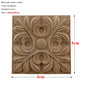 RUNBAZEF European Carved Unpainted Retro Mouldings Wood Applique Wood Decal Long Oval Rubber Home Furniture Walls Hot Sale NEW