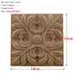 RUNBAZEF European Carved Unpainted Retro Mouldings Wood Applique Wood Decal Long Oval Rubber Home Furniture Walls Hot Sale NEW