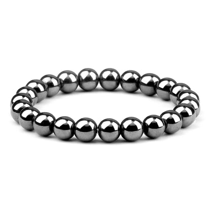 Men Energy Beaded Bracelet 8mm Natural Tiger Eye Stone Lava Rock Agates Stretch Bracelets Bangle Women Yoga Healing Jewelry Gift