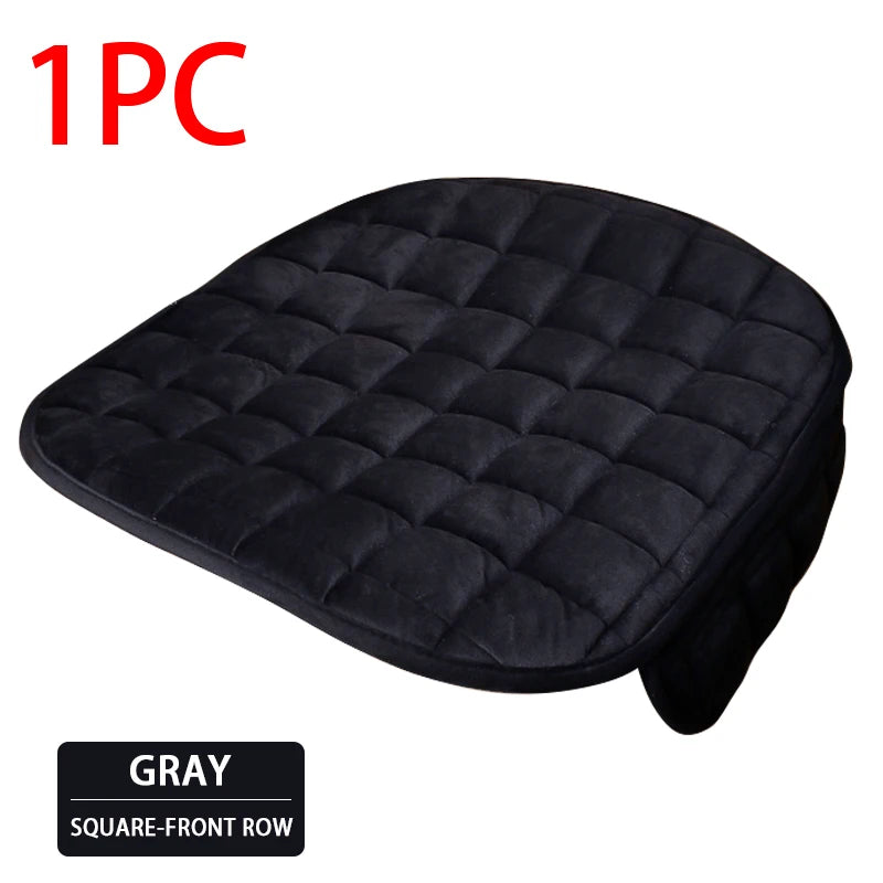SEAMETAL Plush Car Seat Cover Ultra-Soft Car Seat Cushion Anti Slip Car Seat Protector Mat Universal for Sedan Suv Truck Pick-Up