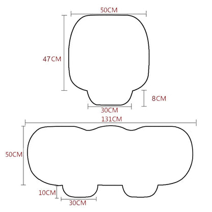 SEAMETAL Plush Car Seat Cover Ultra-Soft Car Seat Cushion Anti Slip Car Seat Protector Mat Universal for Sedan Suv Truck Pick-Up