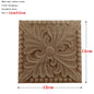 RUNBAZEF European Carved Unpainted Retro Mouldings Wood Applique Wood Decal Long Oval Rubber Home Furniture Walls Hot Sale NEW