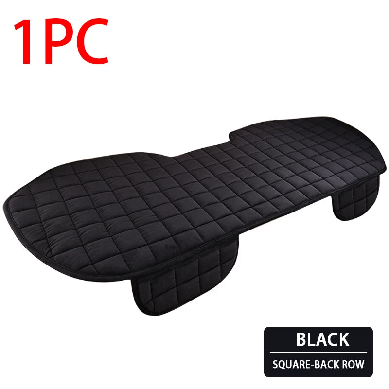 SEAMETAL Plush Car Seat Cover Ultra-Soft Car Seat Cushion Anti Slip Car Seat Protector Mat Universal for Sedan Suv Truck Pick-Up