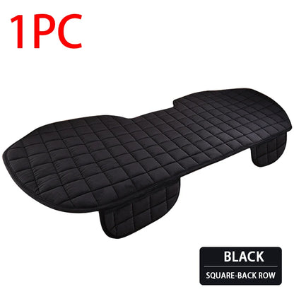 SEAMETAL Plush Car Seat Cover Ultra-Soft Car Seat Cushion Anti Slip Car Seat Protector Mat Universal for Sedan Suv Truck Pick-Up