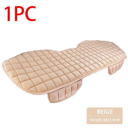 SEAMETAL Plush Car Seat Cover Ultra-Soft Car Seat Cushion Anti Slip Car Seat Protector Mat Universal for Sedan Suv Truck Pick-Up
