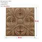 RUNBAZEF European Carved Unpainted Retro Mouldings Wood Applique Wood Decal Long Oval Rubber Home Furniture Walls Hot Sale NEW