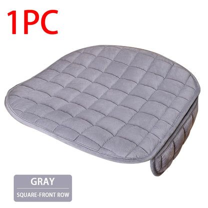 SEAMETAL Plush Car Seat Cover Ultra-Soft Car Seat Cushion Anti Slip Car Seat Protector Mat Universal for Sedan Suv Truck Pick-Up