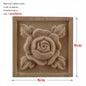 RUNBAZEF European Carved Unpainted Retro Mouldings Wood Applique Wood Decal Long Oval Rubber Home Furniture Walls Hot Sale NEW