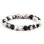 Men Energy Beaded Bracelet 8mm Natural Tiger Eye Stone Lava Rock Agates Stretch Bracelets Bangle Women Yoga Healing Jewelry Gift