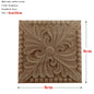 RUNBAZEF European Carved Unpainted Retro Mouldings Wood Applique Wood Decal Long Oval Rubber Home Furniture Walls Hot Sale NEW