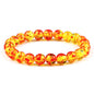 Men Energy Beaded Bracelet 8mm Natural Tiger Eye Stone Lava Rock Agates Stretch Bracelets Bangle Women Yoga Healing Jewelry Gift