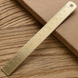 Vintage Brass Straight Ruler For Students Creative Metal Triangle Ruler Protractor Stationery Measuring Tool School Supplies New