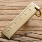 Vintage Brass Straight Ruler For Students Creative Metal Triangle Ruler Protractor Stationery Measuring Tool School Supplies New