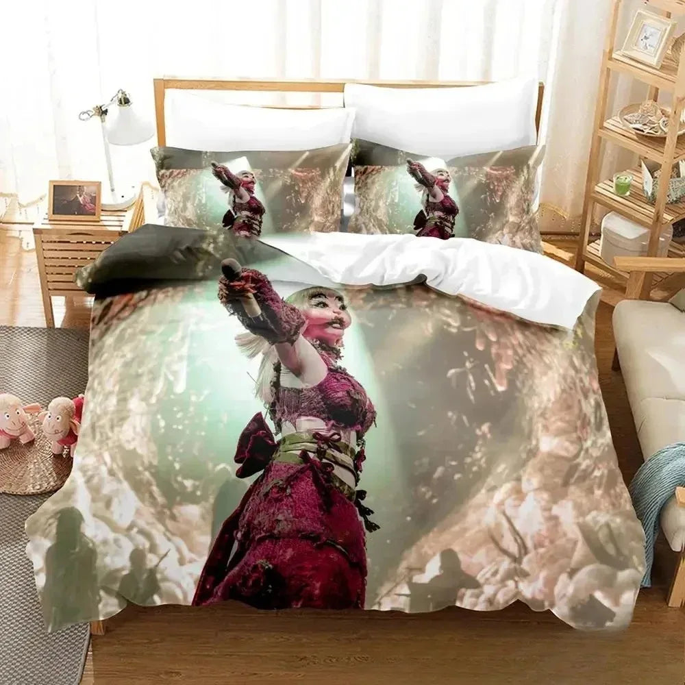 3D Print Portals Melanie Martinez album Bedding Set Double Twin King Duvet Cover Comforter Pillowcase Boys Girls Adults Bedroom