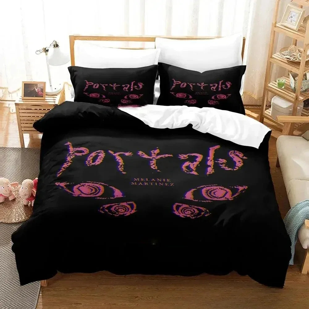 3D Print Portals Melanie Martinez album Bedding Set Double Twin King Duvet Cover Comforter Pillowcase Boys Girls Adults Bedroom