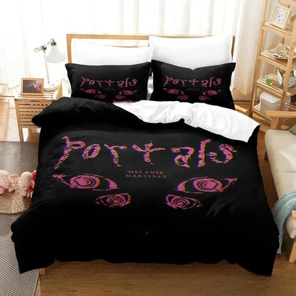 3D Print Portals Melanie Martinez album Bedding Set Double Twin King Duvet Cover Comforter Pillowcase Boys Girls Adults Bedroom