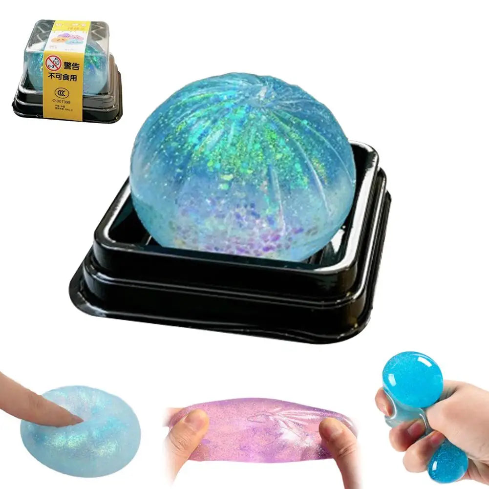 Large Dumpling Squishy Plush Toy Soft PET Stuffed Hug Pillow Adorable Steamer Design Home Decoration Stress Relief Toy for Kids
