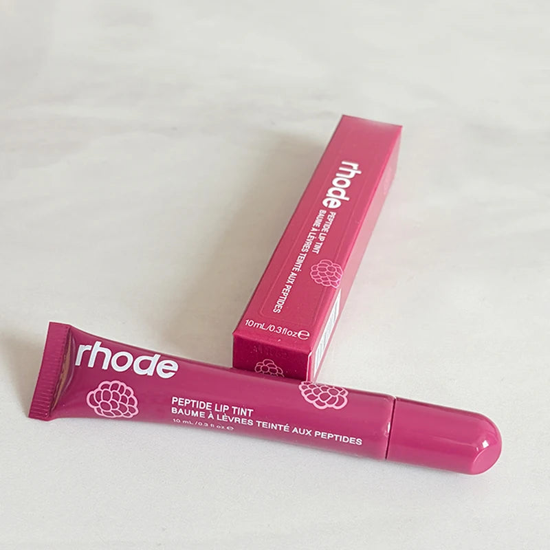 New Glaze 50ml Gel Essence Face Cream Sugaeberry Ribbon Toast Raspberry Lip Gloss Lasting Moisturizing Makeup Blue Storage Bag