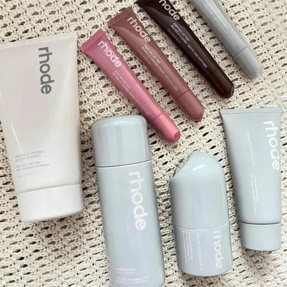 New Glaze 50ml Gel Essence Face Cream Sugaeberry Ribbon Toast Raspberry Lip Gloss Lasting Moisturizing Makeup Blue Storage Bag