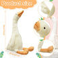 One Silly Goose Plush Stuffed Animal Toy,Swan Stuffed Animal,Funny Duck Plush Swan Toys Gifts for Birthday Favor Baby Shower