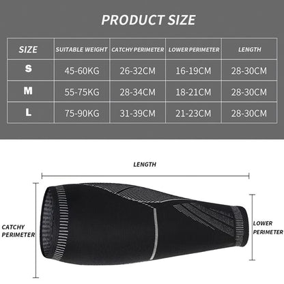 Calf Leg Running Sport Compression Sleeve Socks Shin Splint Support Brace Guard