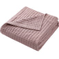 Premium Pure Cotton Waffle Weave Thermal Blanket Soft Comfortable Throw Blankets Lightweight Bed Cover Bedspreads All Season
