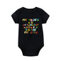 My Aunt is Definitely Cooler Than My Dad Print Baby Rompers Infant Bosysuit Baby Cloths Newbron Short Sleeve Bodysuits Toddler