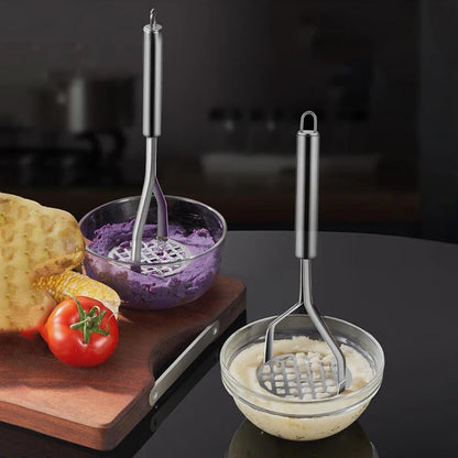 Kitchen Gadget Creative Mud Press Masher Puree Juice Maker Stainless Steel Potatoes Crusher Pusher Fruit Tools Cocina Cozinha