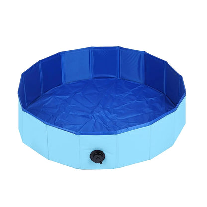 160*30cm/120*30cm/80*20cm Pet Pool Foldable Dog Bath Swimming Pool Portable Pet Pool With Drain valve Outdoor Dog Bathing Tub