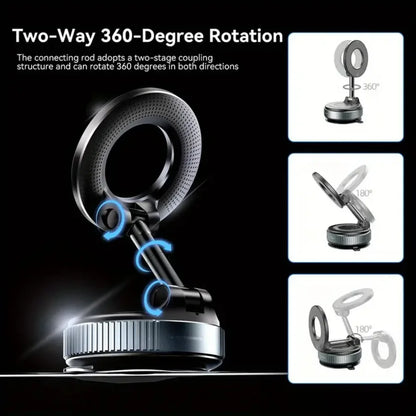Magnetic Car Phone Holders Vacuum Suction Mobile Phone Vehicular Holder Rotate 360° Navigation Universal Stand For Cell Phone