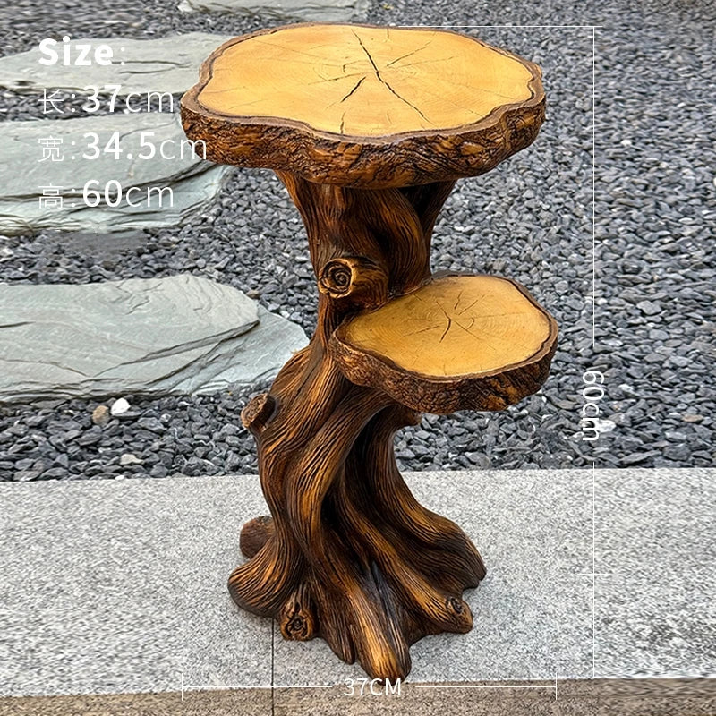 Home Decor 60CM Creative Living Room Side Tables Multifunctional Balcony Storage Flower Rack Office Coffee Tables Home Furniture