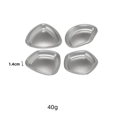 Retro Cutlery Set Plates Dinnerware Bowls Dining Plates Sauce Dish Fruit Bowl Double Wall Cup 304 Stainless Steel Cutlery