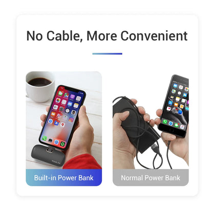 KUULAA Mini Power Bank 5000mAh Portable Charger PowerBank QC PD Fast Charging External Battery For iPhone 16 15 14 13 Xiaomi