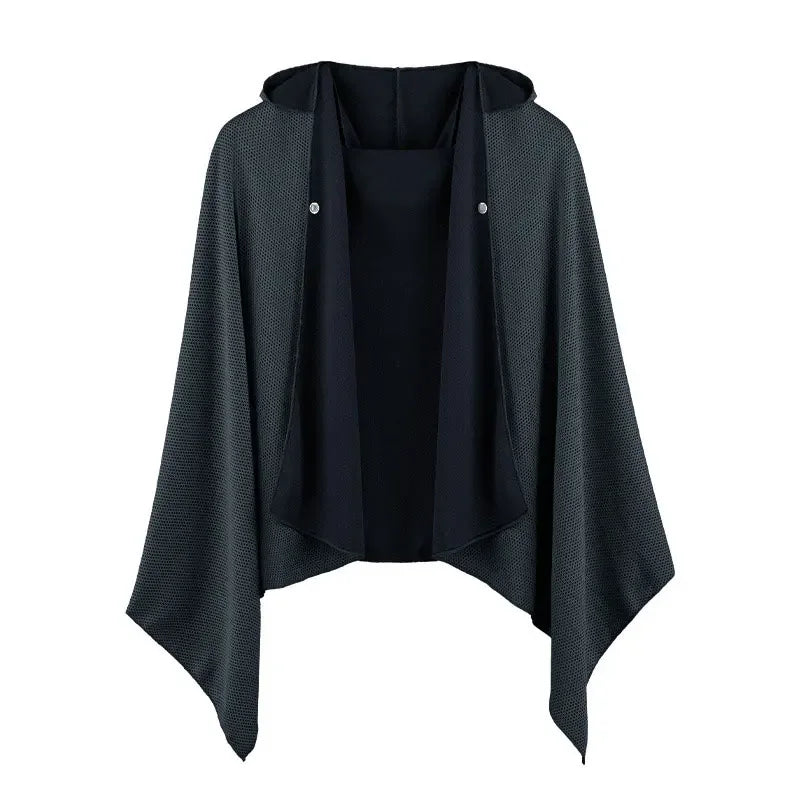 60*140cm Ice Cool Towel Beach Poncho Cover Up Quick Dry Super Absorbent Oversized Hoody Towel Wrap For Swimming Beach Pool Party