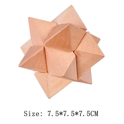 Lu Ban Puzzle Wooden Brain Toys IQ Games Children And Adults Casse Tete Rompecabezas 3D De Madera Juegos De Inteligencia
