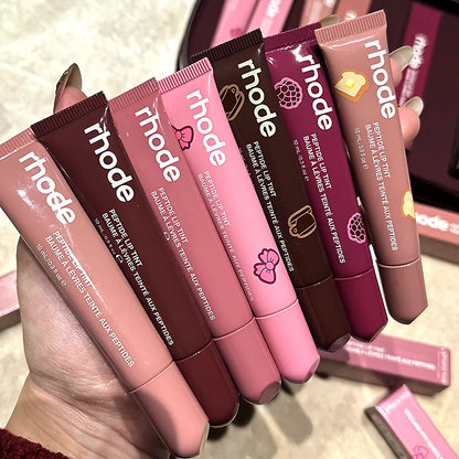 New Glaze 50ml Gel Essence Face Cream Sugaeberry Ribbon Toast Raspberry Lip Gloss Lasting Moisturizing Makeup Blue Storage Bag