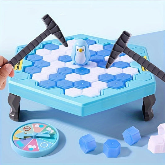 Save The Penguin Ice Tapping Rescue Game Portable Travel Board Game Camping Fun Game Night Party Game