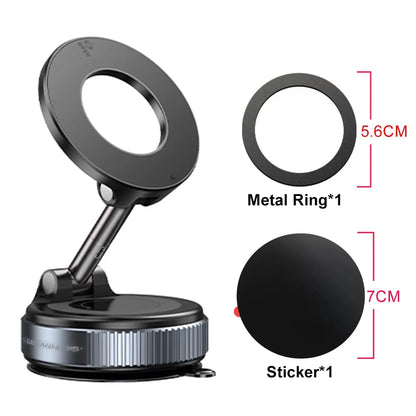 Magnetic Car Phone Holders Vacuum Suction Mobile Phone Vehicular Holder Rotate 360° Navigation Universal Stand For Cell Phone