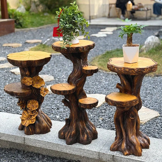 Home Decor 60CM Creative Living Room Side Tables Multifunctional Balcony Storage Flower Rack Office Coffee Tables Home Furniture