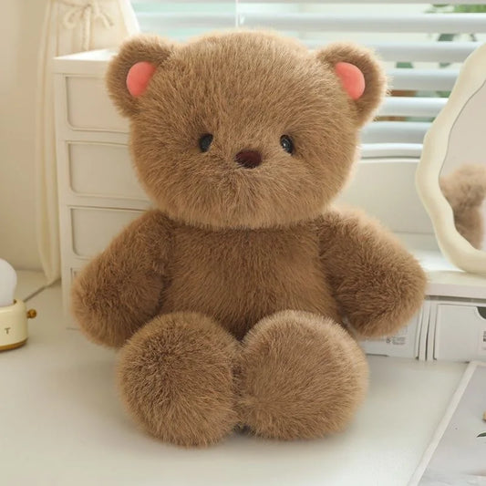 30cm Cute Brown Bear Plush Toy Cartoon Fun Rabbit Pink Pig Plush Doll Sleeping Pillow Giving Girlfriend Birthday Gift