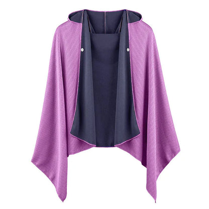 60*140cm Ice Cool Towel Beach Poncho Cover Up Quick Dry Super Absorbent Oversized Hoody Towel Wrap For Swimming Beach Pool Party