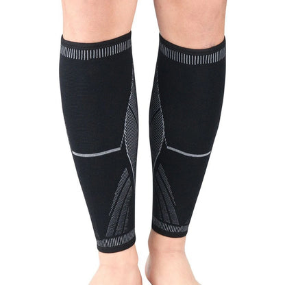 Calf Leg Running Sport Compression Sleeve Socks Shin Splint Support Brace Guard