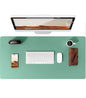 Large Mouse Pad,Office Desk Mat, Leather Desk Pad Protector, Non-Slip PU Leather Desk Blotter, Laptop Desk Pad