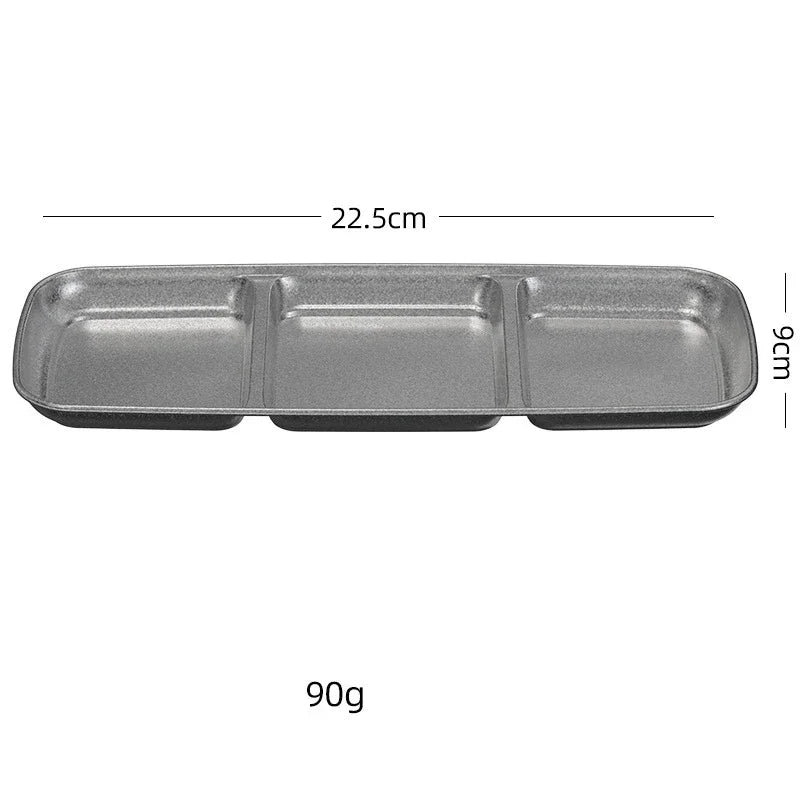 Retro Cutlery Set Plates Dinnerware Bowls Dining Plates Sauce Dish Fruit Bowl Double Wall Cup 304 Stainless Steel Cutlery